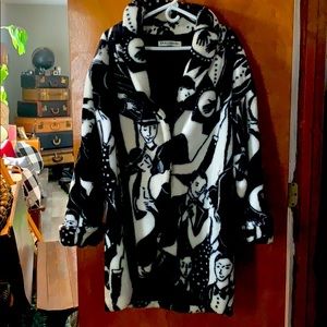 Donnybrook Rare Art Deco Vintage faux fur coat